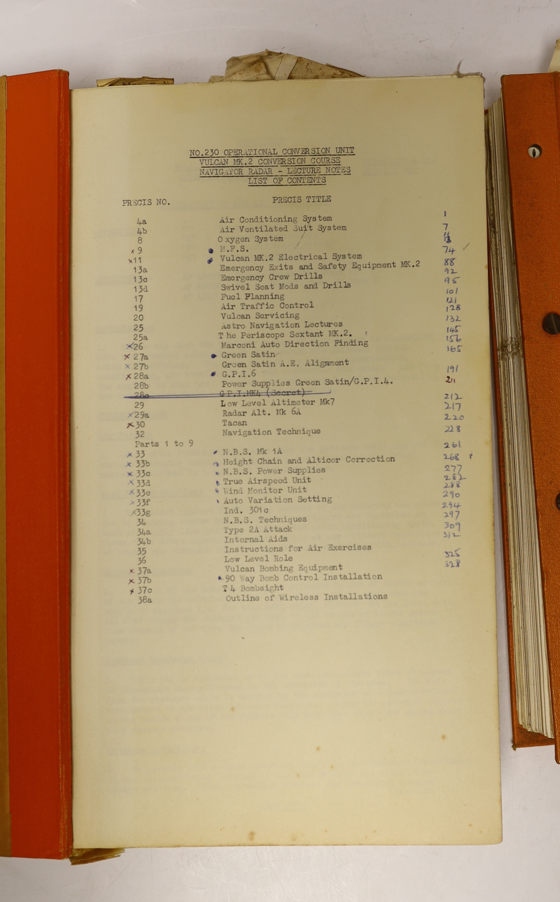 Two volumes: Vulcan Conversion manuals, 1969 -70